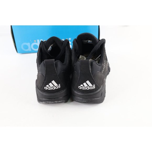 Deadstock Vtg 90s Adidas Mens 9.5 Spell Out Sup Trainer Lo Sneaker Shoes Black main image 10